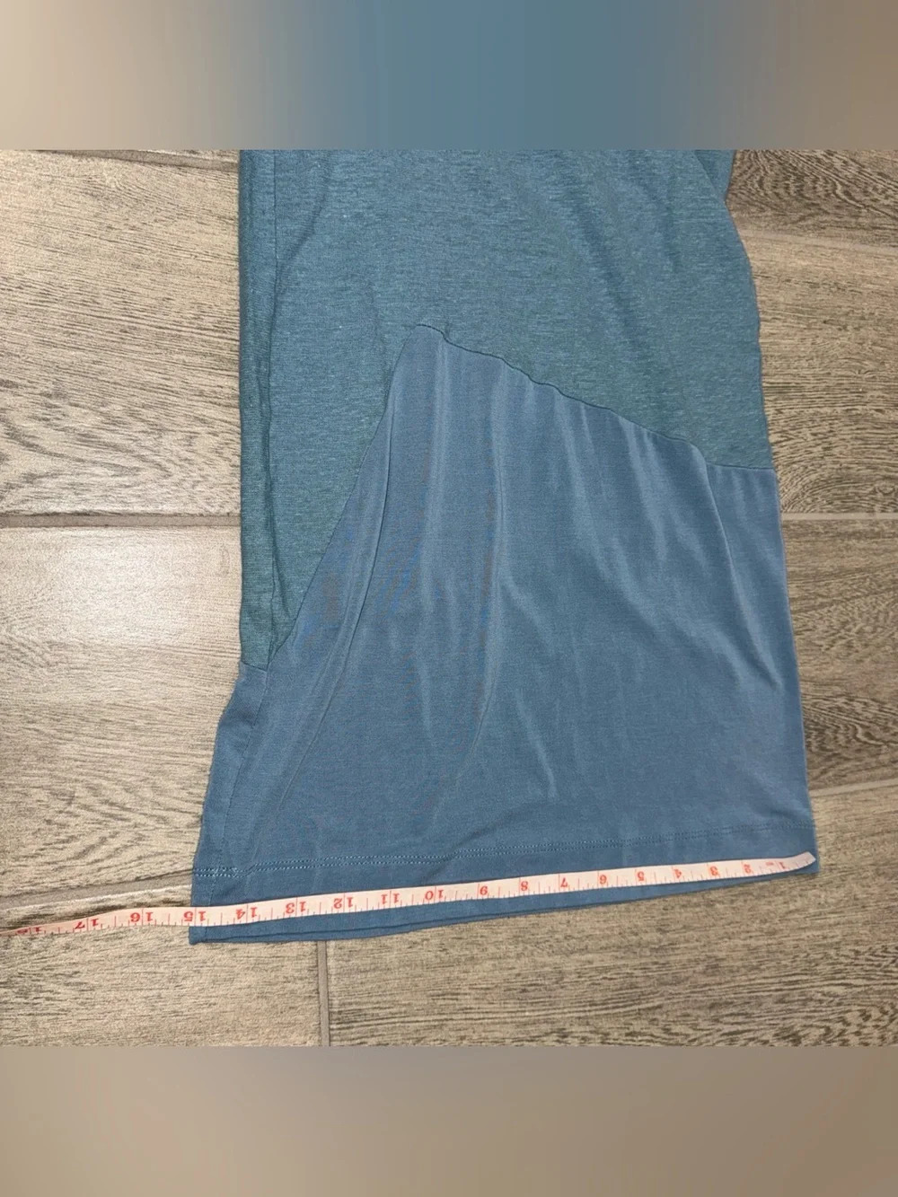 OZAI N KU Cropped Wide Leg Pants Women’s L Blue Azure Comfy Lightweight *READ